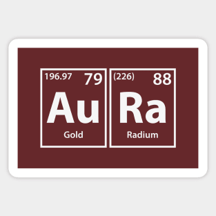 Aura (Au-Ra) Periodic Elements Spelling Sticker